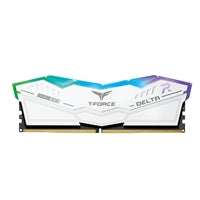 Team T-Force Delta RGB FF3D532G6400HC40BDC01 32GB 6400MHz DDR5 System Memory, 2 x 16GB, White, CL40-40-40-84 1.35V