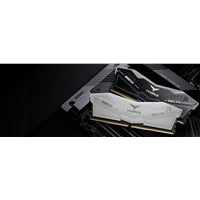 Team T-Force Delta RGB FF3D532G6400HC40BDC01 32GB 6400MHz DDR5 System Memory, 2 x 16GB, White, CL40-40-40-84 1.35V