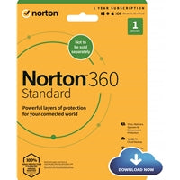 Norton 360 Standard 2022, Antivirus Software for 1 Device, 1-year Subscription, Includes Secure VPN, Password Manager and 10GB of Cloud Storage, PC/Mac/iOS/Android, Activation Code by email - ESD