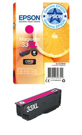 Epson Oranges 33XL Claria Premium Single Magenta Ink