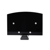 StarTech.com Floating Wall-Mounted AV Shelf, Adjustable Height Shelf For Under TV, Organize A/V Equipment On Black Tempered Glass Shelf