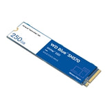 WD Blue SN570 (WDS250G3B0C) 250GB NVMe SSD, M.2 Interface, PCIe Gen3, 2280, Read 3300MB/s, Write 1200MB/s, 5 Year Warranty