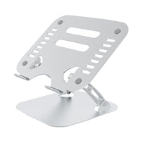 Prevo Aluminium Alloy Laptop Stand, Fit Devices from 11 to 17 Inches, Non-Slip Silicone, Height and Angle Adjustable