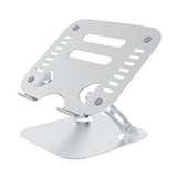 Prevo Aluminium Alloy Laptop Stand, Fit Devices from 11 to 17 Inches, Non-Slip Silicone, Height and Angle Adjustable
