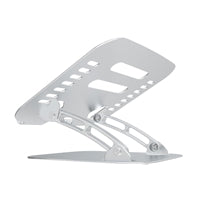 Prevo Aluminium Alloy Laptop Stand, Fit Devices from 11 to 17 Inches, Non-Slip Silicone, Height and Angle Adjustable