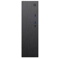 CiT S506 Case, Home & Business, Black, Slim Desktop Chassis, 2 x USB 3.0 / 1 x USB 2.0, Full Tool-Less Design, Micro ATX, Mini-ITX, TFX PSU Form Factor Required