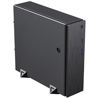 Boîtier CiT S506, maison et entreprise, noir, châssis de bureau fin, 2 x USB 3.0 / 1 x USB 2.0, conception complète sans outil, Micro ATX, Mini-ITX, facteur de forme TFX PSU requis