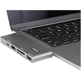 StarTech.com USB C Multiport Adapter for MacBook Pro/Air - USB Type-C to 4K HDMI, 100W Power Delivery Pass-through, SD/MicroSD Slot, 2-Port USB 3.0 Hub - Portable USB-C Mini Dock