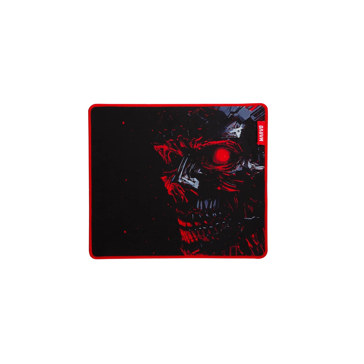 Marvo Scorpion G53 Noob M Medium Size Non-Slip Microfibre Gaming Surface Mat (Black) Gaming mouse pad Black, Red