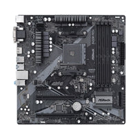 ASRock B450M Pro4 R2.0 Super Alloy AMD AM4 Socket Motherboard, Micro-ATX, 4x DDR4 Slots, 2x M.2 Sockets, GbE LAN, 1x D-Sub / 1x DVI-D / 1x HDMI Port