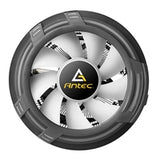 ANTEC T120 Fan CPU Cooler, Universal Socket, 120mm Chromatic Silent RGB Fan, 1500RPM, Massive Black Aluminium Fins for Enhanced Cooling Performance, Designed for Small Form Factor Cases