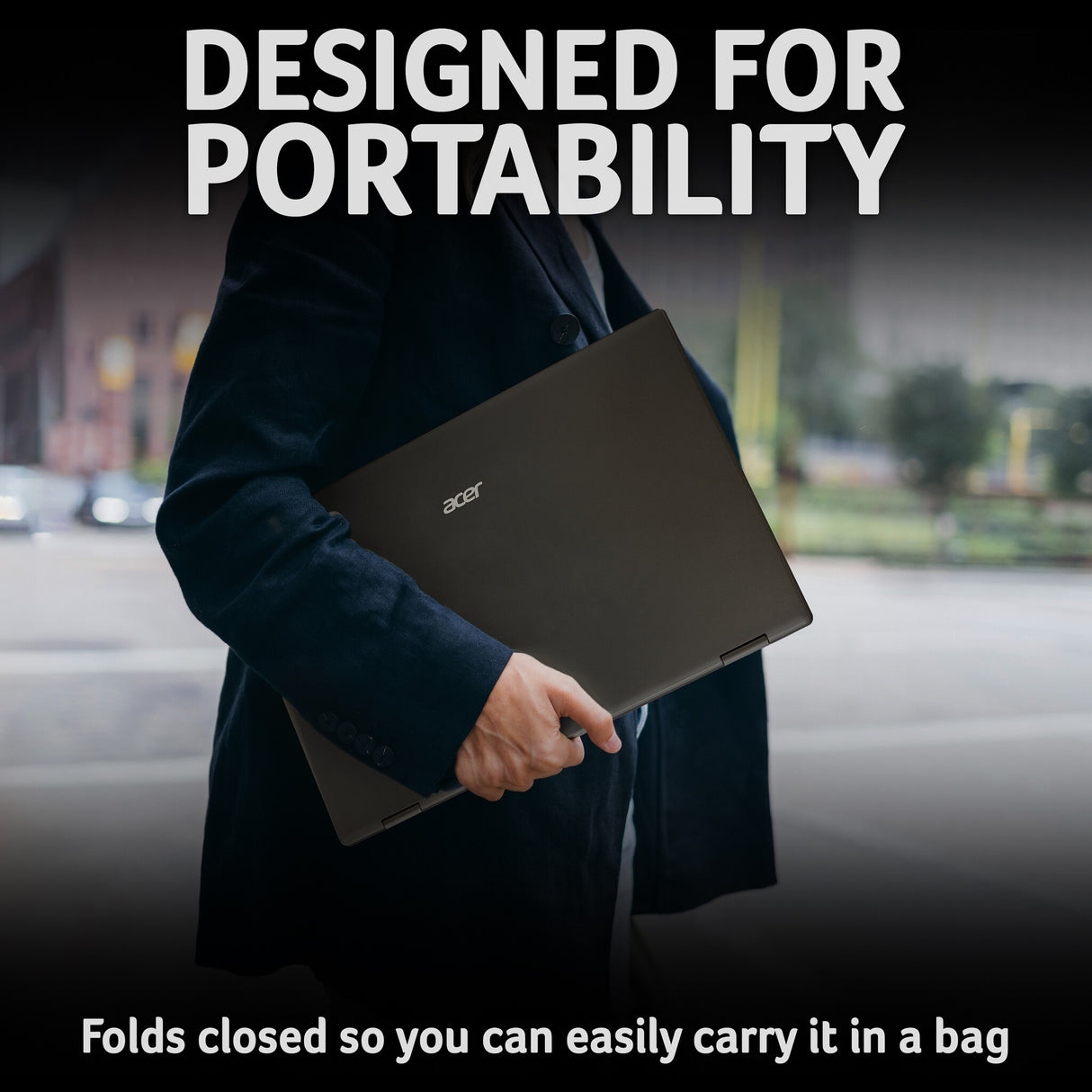 Acer PD3 PD193QE foldable portable monitor - Dual 18.5" screens, Full HD (1920x1080), IPS, 100Hz, 4ms, integrated kickstand