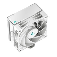 DeepCool AK400 WH Fan CPU Cooler, Universal Socket, High Performance 120mm Silent Hydro Bearing PWM White Fan, 1850RPM, 4 Heat Pipes, Unique Matrix Fin Design, White Version, Intel LGA 1700 Bracket Included