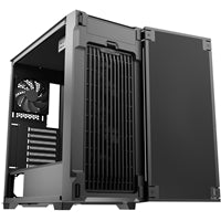 ANTEC P10C Case, Silent, Black, Mid Tower, 2 x USB 3.0 / 1 x USB 3.1 Gen 2 Type-C, Sound-Dampening Foam Panels, Air-Concentrating Front Filter with Widened Air Passage, Reversible Swing Front Panel Design, ATX, Micro ATX, Mini-ITX