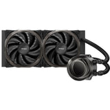 ANTEC Vortex 240 ARGB AiO Liquid CPU Cooler, Universal Socket, 240mm Radiator, PWM 2000RPM Fusion ARGB Cooling Fans, Addressable RGB LED Lighting with Suspended Spiral Pump Head Design