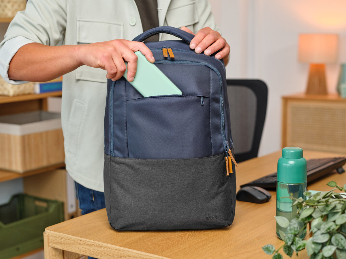 Trust Lisboa 16" Laptop Backpack - Blue