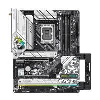 ASRock Z790 Steel Legend WiFi Intel 1700 Socket Motherboard, ATX, 4x DDR5 Slots, 6x M.2 Sockets, 2x USB-C Port, Fitted I/O Shield, 2.5GbE LAN, Wi-Fi 6E, 1x DisplayPort / 1x HDMI Port