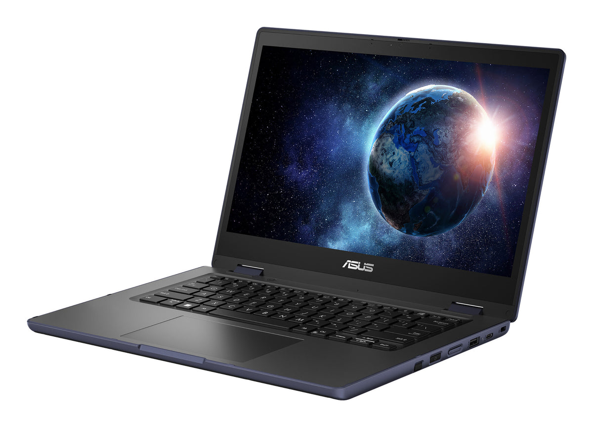 ASUS BR1402F-i3S81XA Intel Core i3 N-series i3-N305 Hybrid (2-in-1) 35.6 cm (14") Touchscreen Full HD 8 GB DDR4-SDRAM 128 GB UFS Wi-Fi 6 (802.11ax) Windows 11 Pro Education Grey QWERTY UK English
