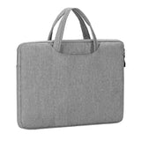 Prevo 15.6 Inch Laptop Bag, Cushioned Lining, With Shoulder Strap, Light Grey