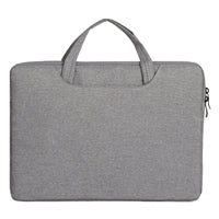 Prevo 15.6 Inch Laptop Bag, Cushioned Lining, With Shoulder Strap, Light Grey