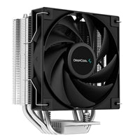 DeepCool AG400 Fan CPU Cooler, Universal Socket, High Efficiency 120mm PWM Cooling Black Fan, 2000RPM, 4 Heat Pipes, 220W Heat Dissipation Power, Unique Matrix Fin Design, Intel LGA 1700 Bracket Included