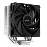 DeepCool AG400 Fan CPU Cooler, Universal Socket, High Efficiency 120mm PWM Cooling Black Fan, 2000RPM, 4 Heat Pipes, 220W Heat Dissipation Power, Unique Matrix Fin Design, Intel LGA 1700 Bracket Included