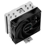 DeepCool AG400 Fan CPU Cooler, Universal Socket, High Efficiency 120mm PWM Cooling Black Fan, 2000RPM, 4 Heat Pipes, 220W Heat Dissipation Power, Unique Matrix Fin Design, Intel LGA 1700 Bracket Included