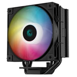 DeepCool AG400 BK ARGB Fan CPU Cooler, Universal Socket, High Efficiency 120mm PWM Addressable RGB Fan, 2000RPM, 4 Heat Pipes, 220W Heat Dissipation Power, Unique Matrix Fin Design, Intel LGA 1700 Bracket Included