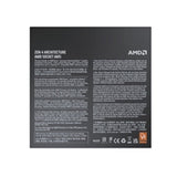 Processeur AMD Ryzen 5 7600 3,8 GHz 6 cœurs AM5, 12 threads, Boost 5,1 GHz, carte graphique Radeon
