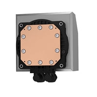 DeepCool LT720 Refroidisseur de processeur liquide AiO, prise universelle, radiateur 360 mm, ventilateurs noirs PWM 2250 tr/min FK120 Performance, éclairage LED RVB adressable, tête de pompe miroir infini