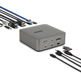 StarTech.com Thunderbolt 5 Universal Docking Station, Multi-Display Hub, 8K 60Hz or 4K 144Hz, 120Gbps Bandwidth Boost, 140W PD, 30W Phone Charging, USB 10Gbps, 2.5G LAN
