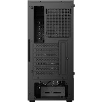 Boîtier ANTEC AX20, noir, tour moyenne, 1 x USB 3.0 / 2 x USB 2.0, panneau de fenêtre latérale en verre trempé, barre inclinée et conception en maille pour un flux d'air massif, 3 x ventilateurs LED RVB inclus, ATX, Micro ATX, Mini-ITX