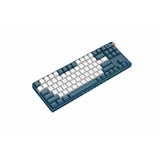 Royalaxe R87 Hot Swappable Mechanical Keyboard, 80% TKL Design, 89 Keys, 2.4GHz, Bluetooth 5.0 or Wired Connection, TTC Golden-Pink Switches, RGB, Windows and Mac Compatible, UK Layout