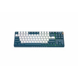 Royalaxe R87 Hot Swappable Mechanical Keyboard, 80% TKL Design, 89 Keys, 2.4GHz, Bluetooth 5.0 or Wired Connection, TTC Golden-Pink Switches, RGB, Windows and Mac Compatible, UK Layout