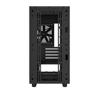 DeepCool CH370, Black, Mini Tower Chassis w/ Tempered Glass Window, 1x 120mm Fan, 2x USB 3.0, mATX/mITX