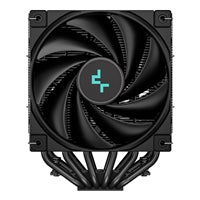 Refroidisseur de processeur DeepCool AK620 ZERO DARK, ventilateur 2x120 mm, 1850 tr/min, 68,99 CFM, PWM, ailettes en aluminium, caloducs en cuivre, Intel/AMD