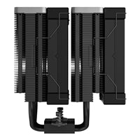 Refroidisseur de processeur DeepCool AK620 ZERO DARK, ventilateur 2x120 mm, 1850 tr/min, 68,99 CFM, PWM, ailettes en aluminium, caloducs en cuivre, Intel/AMD