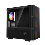 DeepCool CH560 Digital, Black, Mid Tower Gaming Case, Tempered Glass, 4x ARGB Fans, E-ATX/ATX/MicroATX