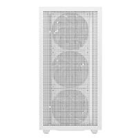 DeepCool CH560 Digital, blanco, caja para juegos de torre media, vidrio templado, 4 ventiladores ARGB, E-ATX/ATX/MicroATX