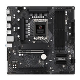 ASRock B760M PG Lightning Intel 1700 Socket Motherboard, Micro-ATX, 4x DDR5 Slots, 4x M.2 Sockets, 1x USB-C Port, 2.5GbE LAN, 1x DisplayPort / 1x HDMI Port