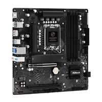 ASRock B760M PG Lightning Intel 1700 Socket Motherboard, Micro-ATX, 4x DDR5 Slots, 4x M.2 Sockets, 1x USB-C Port, 2.5GbE LAN, 1x DisplayPort / 1x HDMI Port