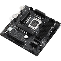 ASRock B760M PG Lightning WiFi Intel 1700 Socket Motherboard, Micro-ATX, 4x DDR5 Slots, 4x M.2 Sockets, 1x USB-C Port, 2.5GbE LAN, Wi-Fi 6E, 1x DisplayPort / 1x HDMI Port