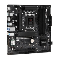 ASRock B760M PG Lightning WiFi Intel 1700 Socket Motherboard, Micro-ATX, 4x DDR5 Slots, 4x M.2 Sockets, 1x USB-C Port, 2.5GbE LAN, Wi-Fi 6E, 1x DisplayPort / 1x HDMI Port