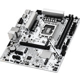 ASRock B760M-HDV/M.2 Intel 1700 Socket Motherboard, Micro-ATX, 2x DDR5 Slots, 3x M.2 Sockets, 1x USB-C Port, 2.5GbE LAN, 1x D-Sub / 1x DisplayPort / 1x HDMI Port