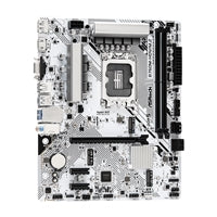 ASRock B760M-HDV/M.2 Intel 1700 Socket Motherboard, Micro-ATX, 2x DDR5 Slots, 3x M.2 Sockets, 1x USB-C Port, 2.5GbE LAN, 1x D-Sub / 1x DisplayPort / 1x HDMI Port