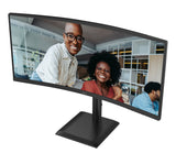 AOC CU34E4C computer monitor 86.4 cm (34") 3440 x 1440 pixels UltraWide Quad HD LED Black