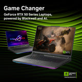 ASUS ROG Strix G16 G614PR-RV016W AMD Ryzen™ 9 8940HX Laptop 40.6 cm (16") WUXGA 16 GB DDR5-SDRAM 1 TB SSD NVIDIA GeForce RTX 5070 Ti Wi-Fi 6E (802.11ax) Windows 11 Home Black, Grey