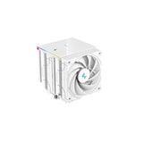 DeepCool AK620 Digital CPU Cooler, White, 2x 120mm Fan, Dual Tower, ARGB, 6x Direct Touch Copper Heatpipes, Intel/AMD