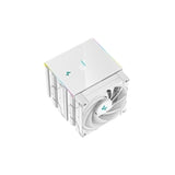 DeepCool AK620 Digital CPU Cooler, White, 2x 120mm Fan, Dual Tower, ARGB, 6x Direct Touch Copper Heatpipes, Intel/AMD