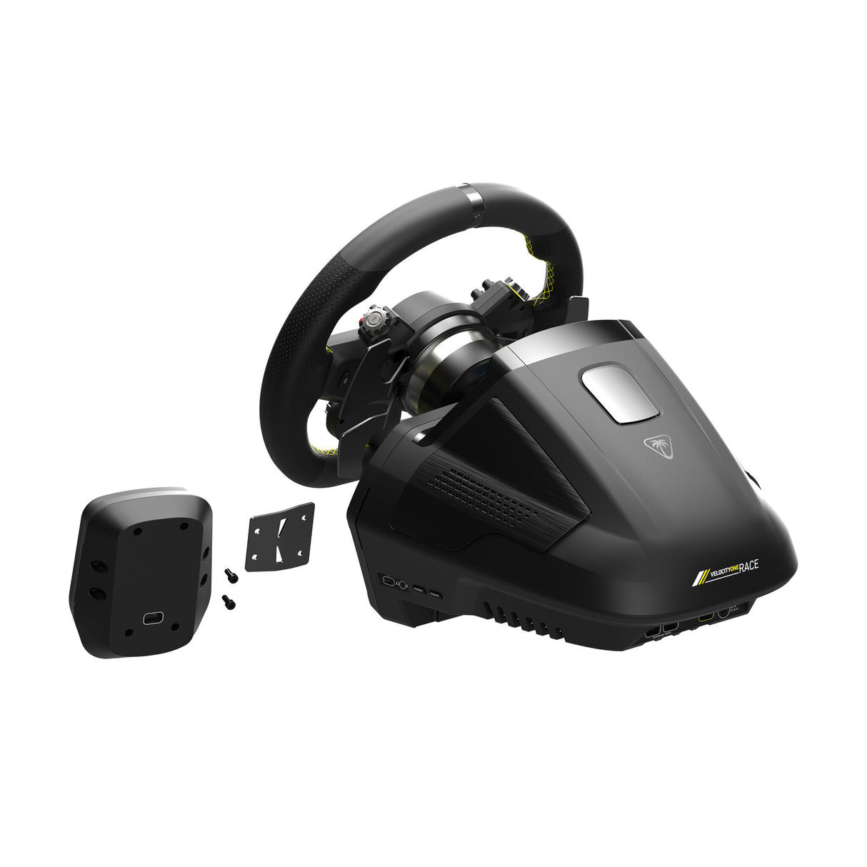 Turtle Beach VelocityOne Race Wheel and Pedal System with Force Feedback, Magnetic Paddle Shifters and Hall Effect Sensors for Xbox Series X or S, Xbox One and Windows. Officially licensed for Xbox
